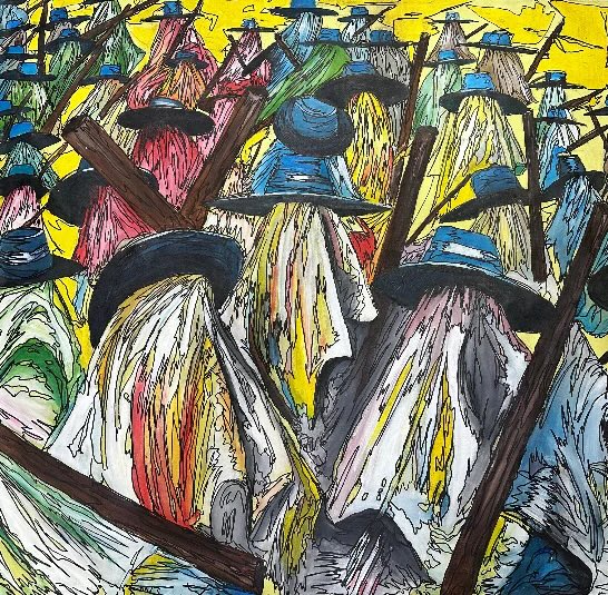 Spirits in Motion, Strokes on Canvas