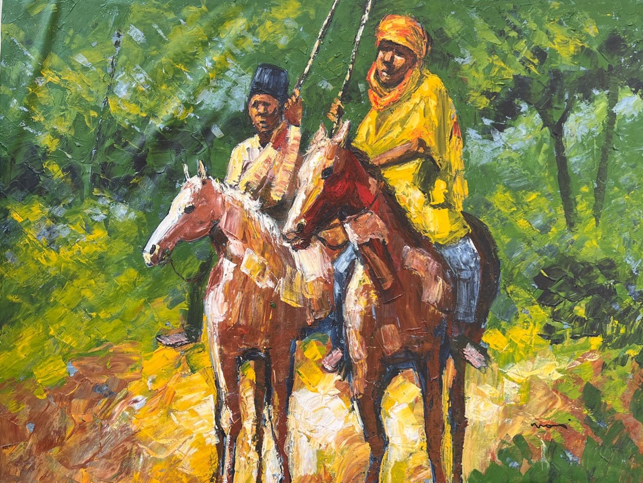 Men on Horses