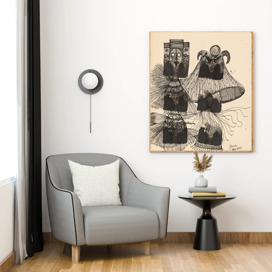 nan artwork by Nigerian artist Unknown contemporary African art