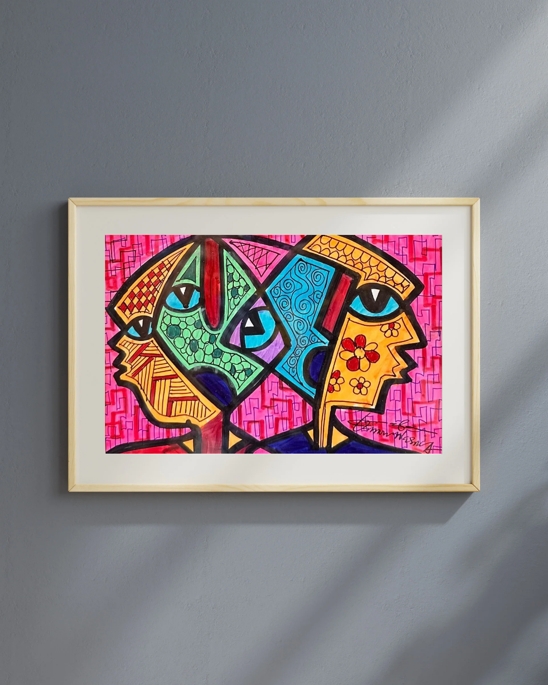 Fuskoki da Wurare. African Decorative Art. A Collection of Landscape Oriented Miniature Paintings by Nigerian Artist Daminu Wasiu.