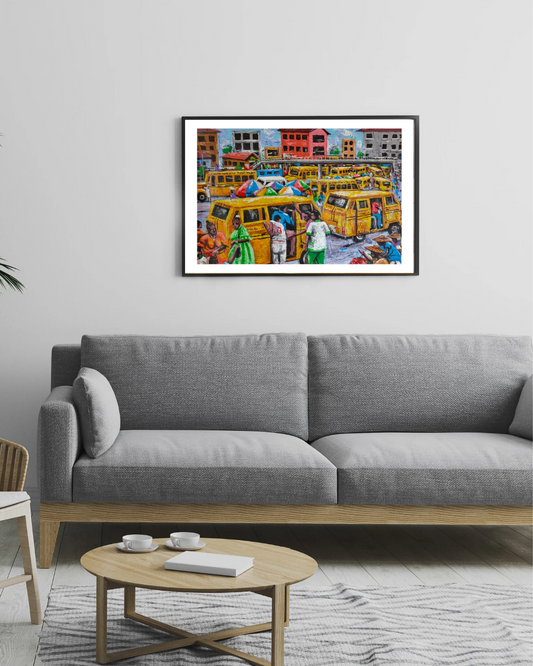 One Chance - African Wall Art. Original Acrylic On Canvas Painting By The Okechukwus