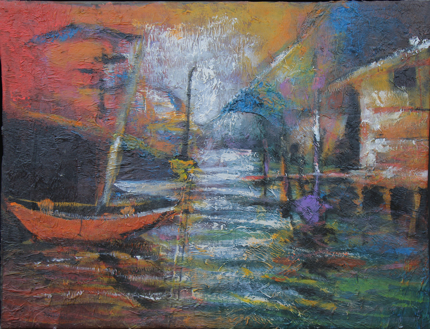 On the water