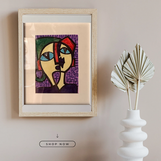 Kauna by Daminu Wasiu - African art displayed in modern interior