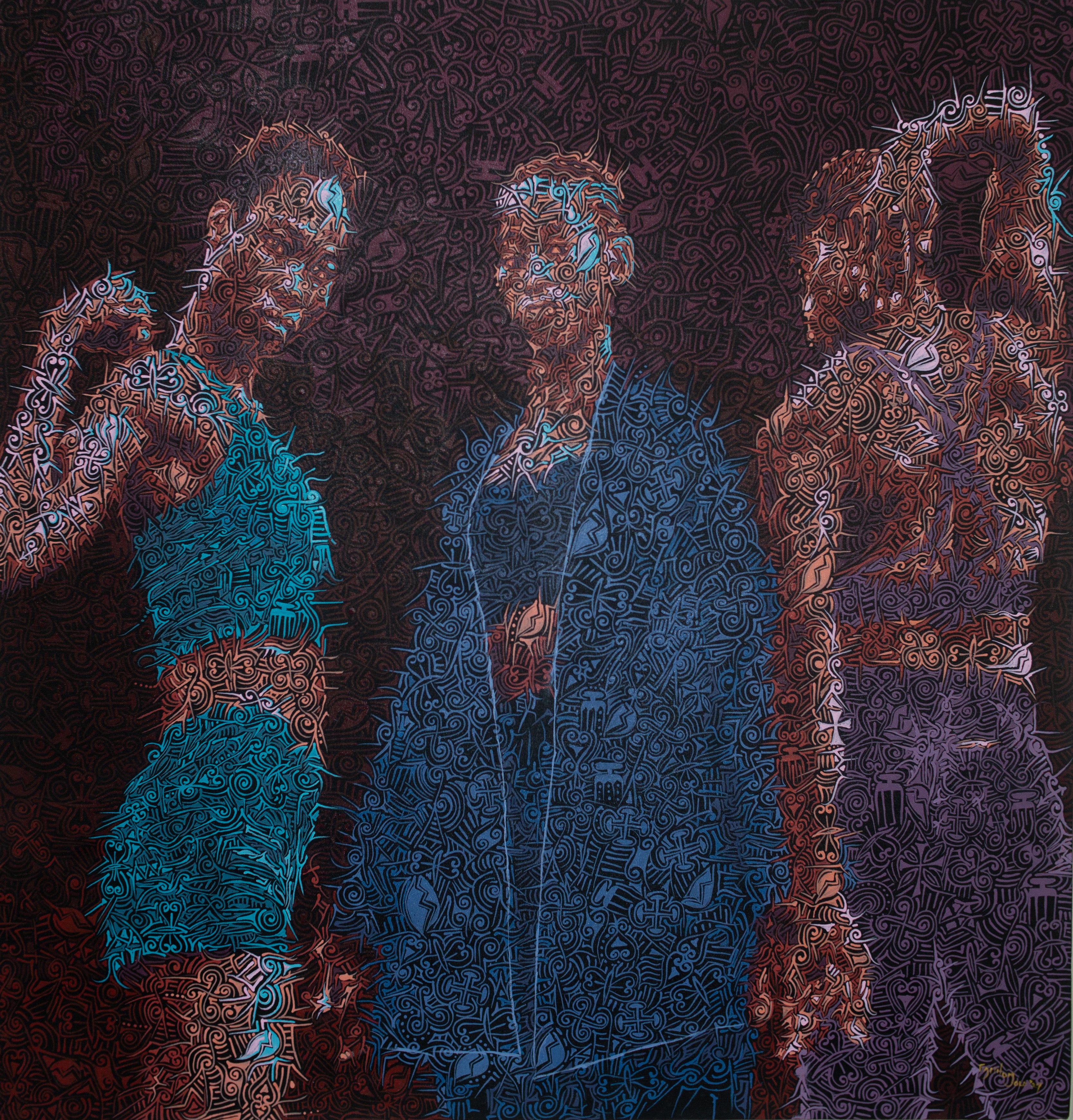 My Body is Mine - Original portrait painting by Faith Omole - Contemporary African art