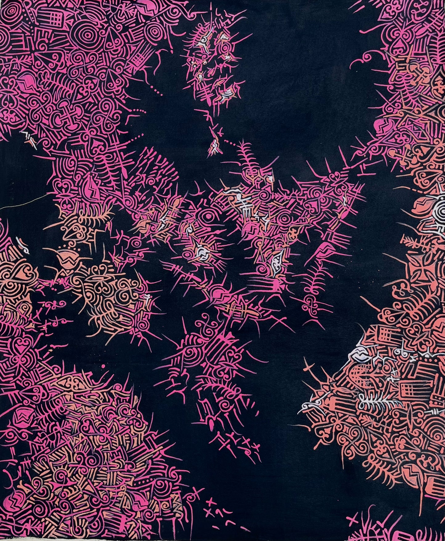 Who am I Now? - Original abstract painting by Faith Omole - Contemporary African art
