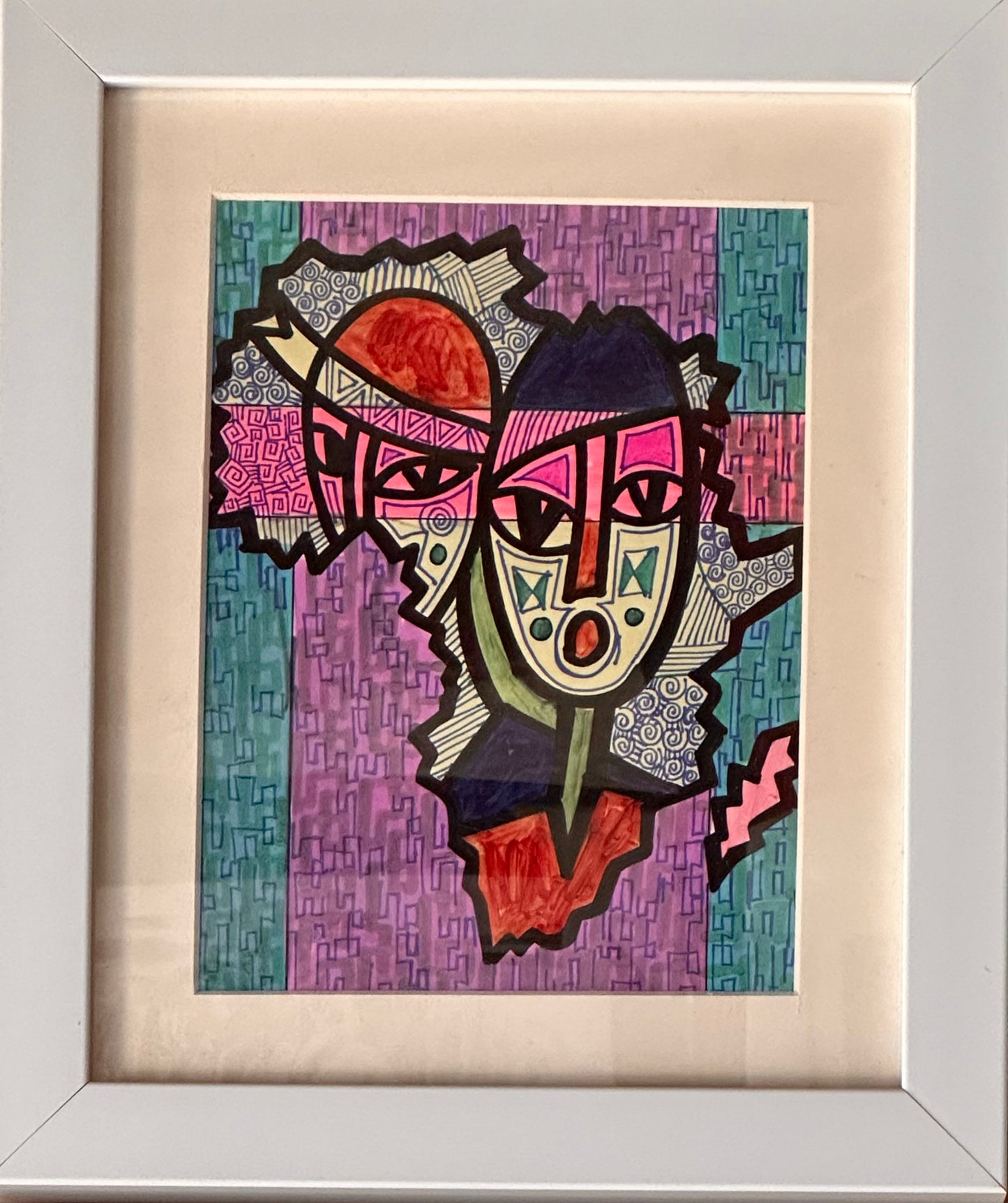 Gorko - Original portrait painting by Daminu Wasiu - Contemporary African art