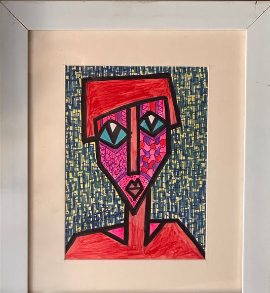 Tanko - Original portrait painting by Daminu Wasiu - Contemporary African art