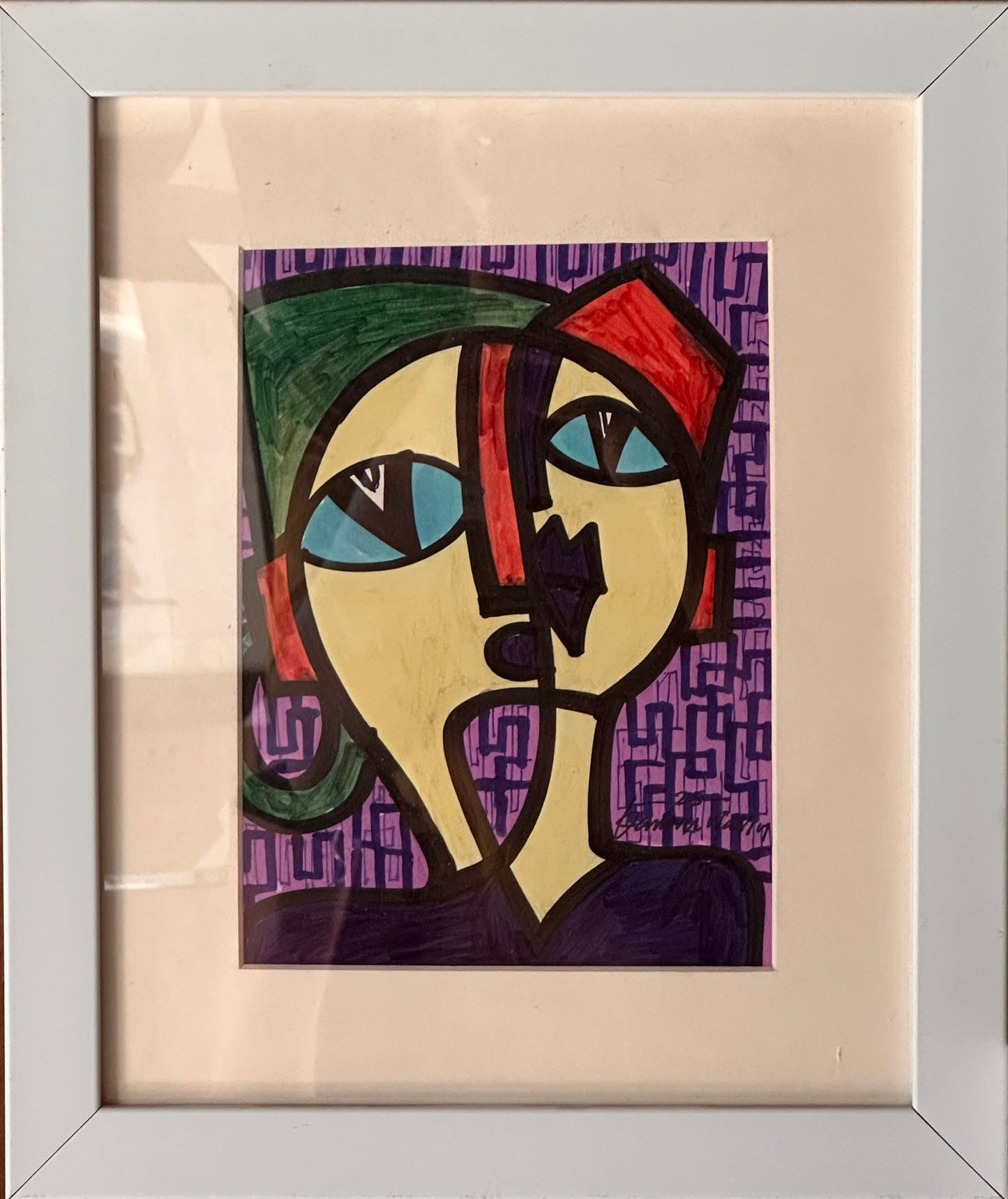 Kauna - Original portrait painting by Daminu Wasiu - Contemporary African art