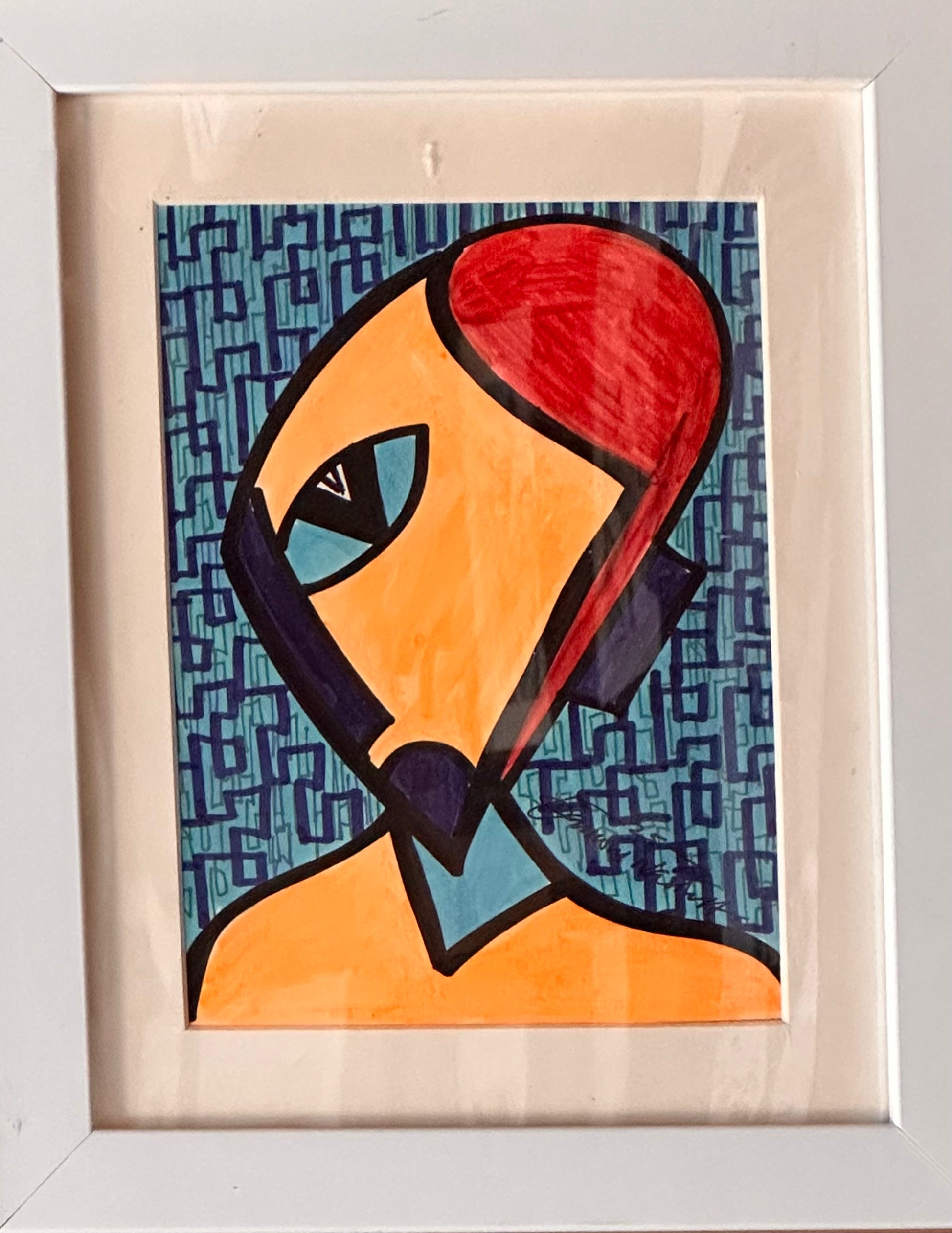 Danjuma - Original portrait painting by Daminu Wasiu - Contemporary African art