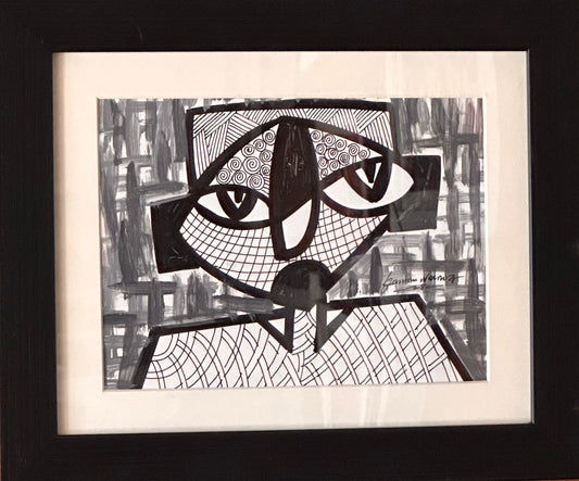 Yayyi - Original portrait painting by Daminu Wasiu - Contemporary African art