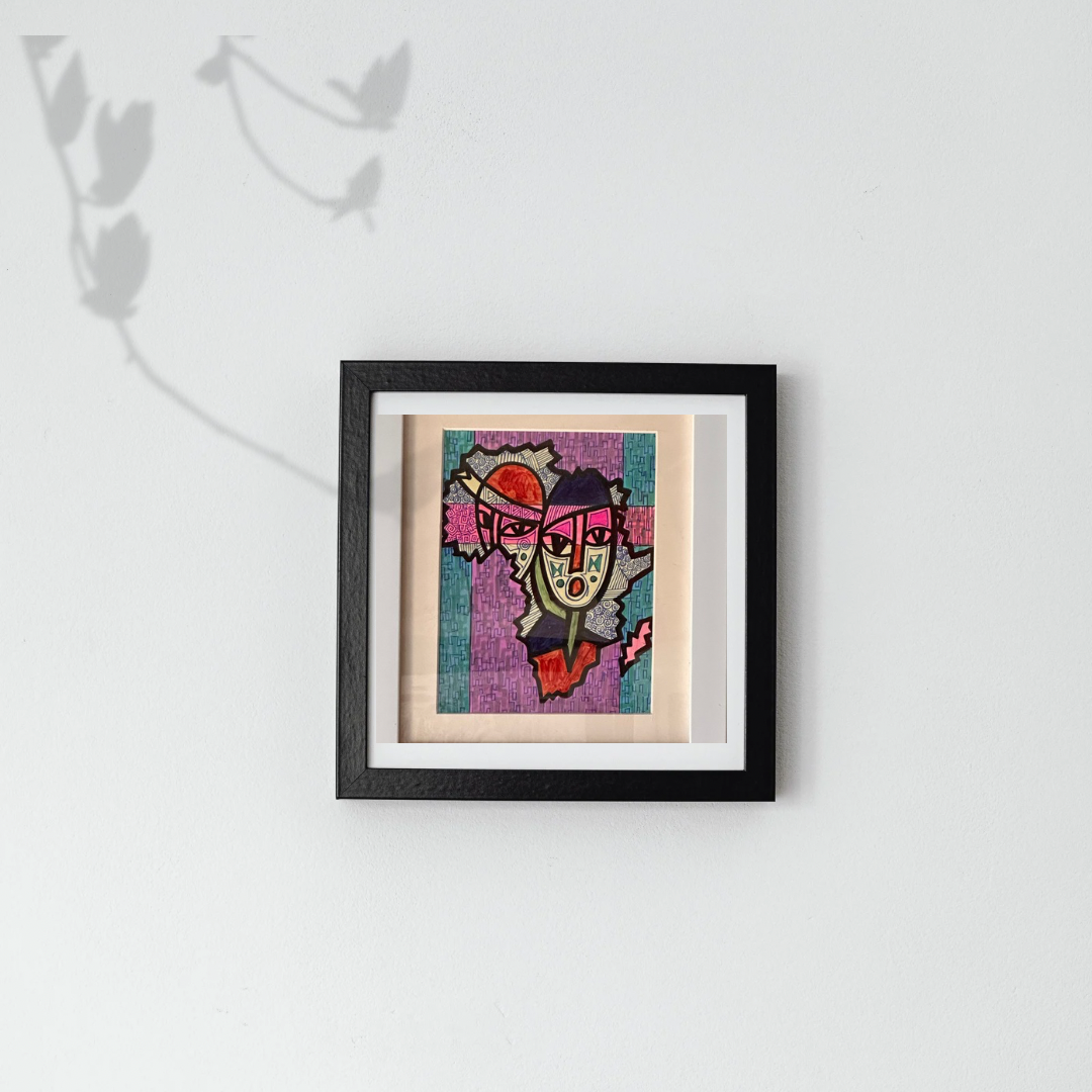 Gorko by Daminu Wasiu - African art displayed in modern interior