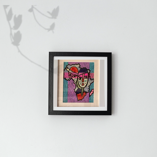 Gorko by Daminu Wasiu - African art displayed in modern interior