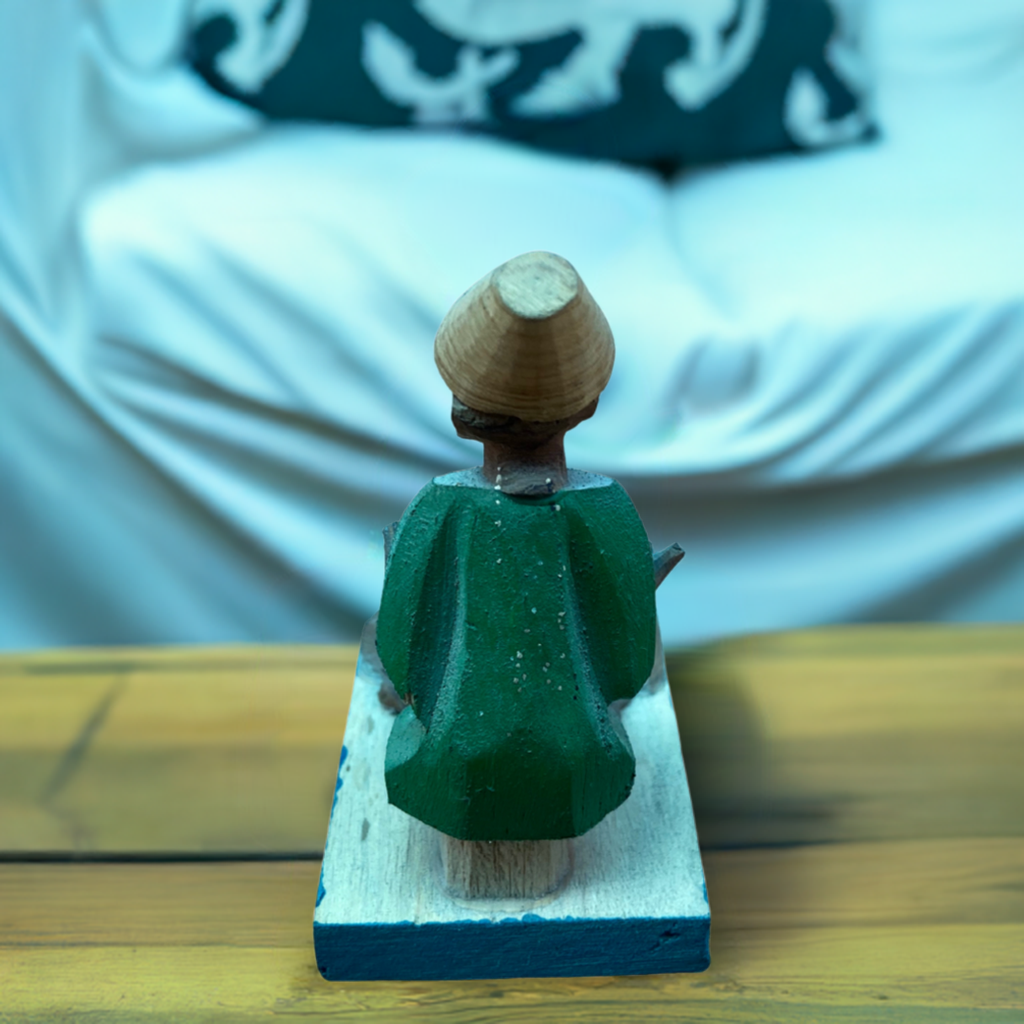 Earthbound Reflection - African Lifestyle Wooden Figure (Small)