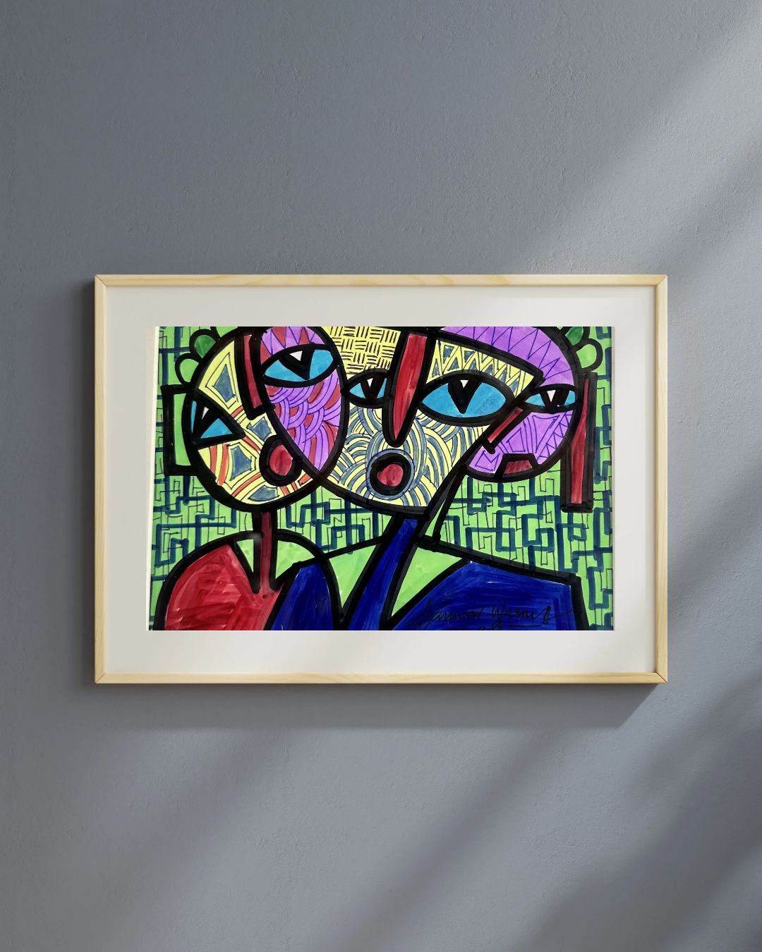 Fuskoki da Wurare. African Decorative Art. A Collection of Landscape Oriented Miniature Paintings by Nigerian Artist Daminu Wasiu.