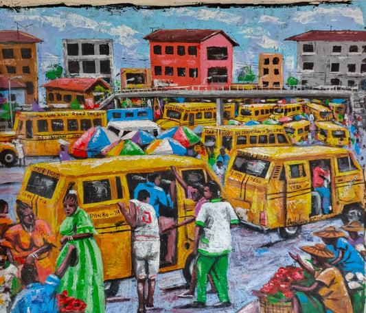 One Chance - African Wall Art. Original Acrylic On Canvas Painting By The Okechukwus