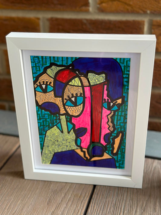 Fuskokin Afrika. African Decorative Art. A Collection of Miniature Paintings.