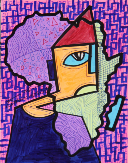 Fuskokin Afirka. African Decorative Art. A Collection Miniature Paintings by Nigerian Artist Daminu Wasiu.