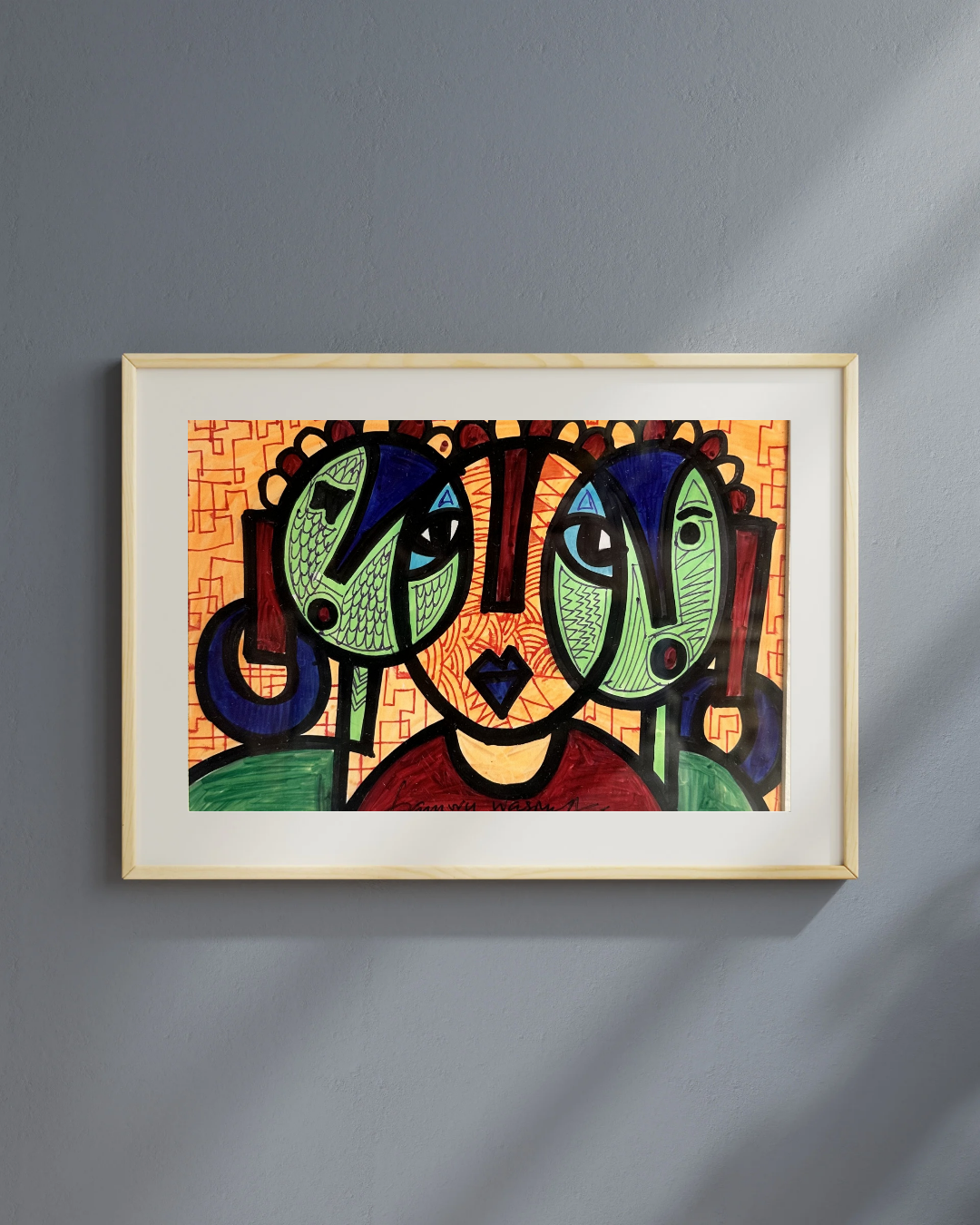 Fuskoki da Wurare. African Decorative Art. A Collection of Landscape Oriented Miniature Paintings by Nigerian Artist Daminu Wasiu.
