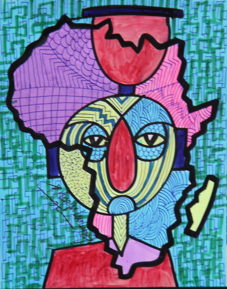 Fuskokin Afirka. African Decorative Art. A Collection Miniature Paintings by Nigerian Artist Daminu Wasiu.