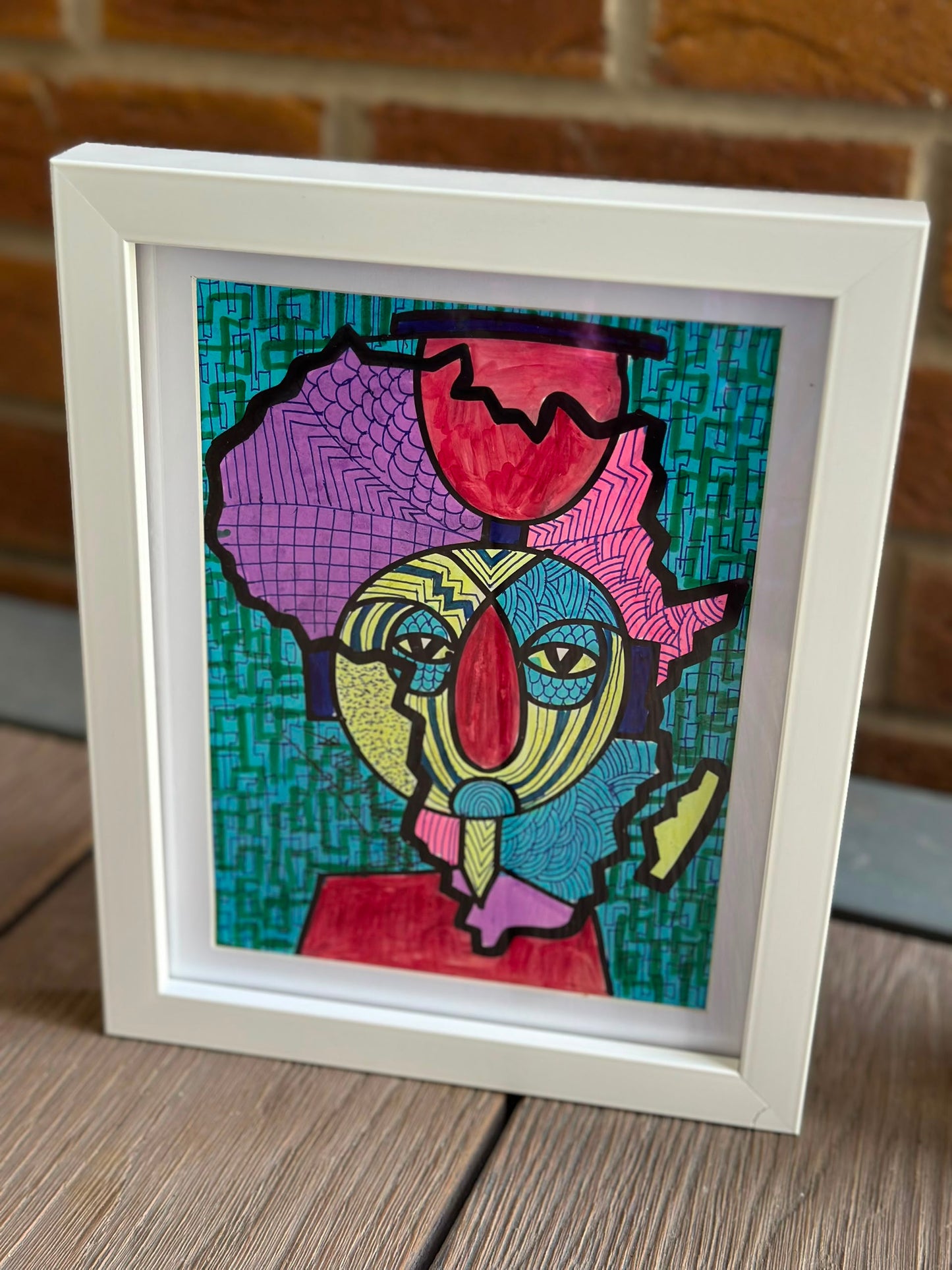 Fuskokin Afrika. African Decorative Art. A Collection of Miniature Paintings.