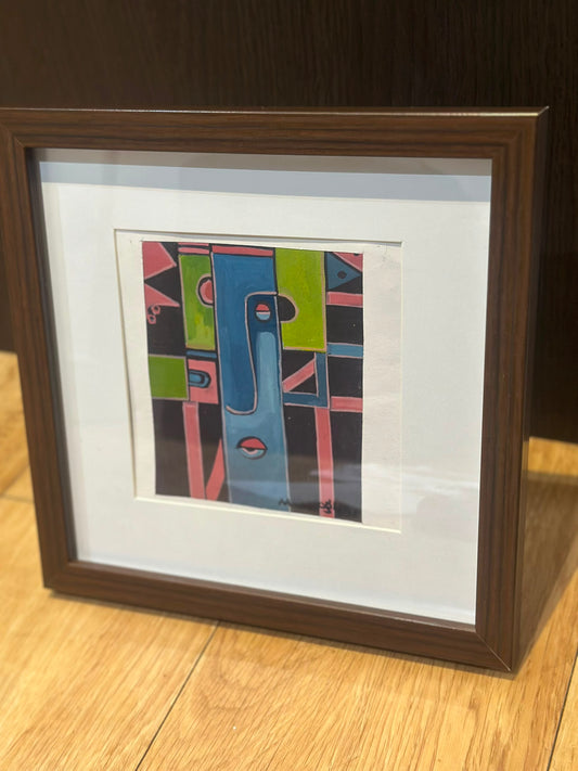 Compacted 2 - Original African Miniature Paintings.