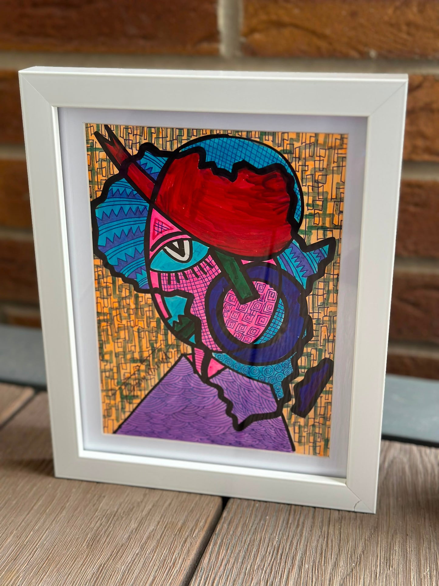 Fuskokin Afrika. African Decorative Art. A Collection of Miniature Paintings.