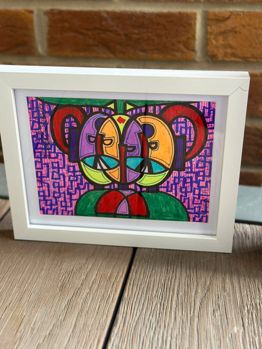 Fuskoki da Wurare. African Decorative Art. A Collection of Portrait oriented Miniature Paintings.