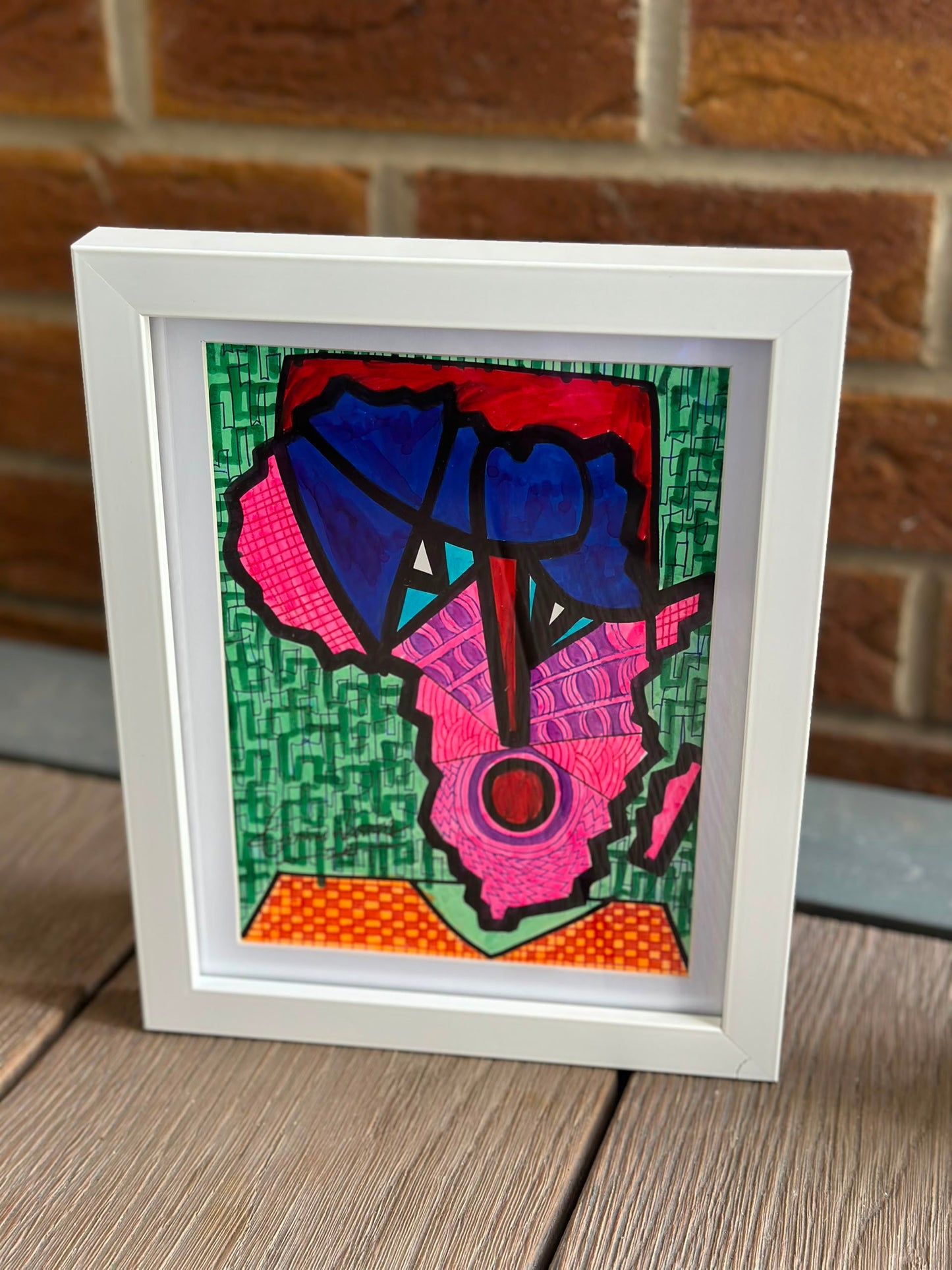 Fuskokin Afrika. African Decorative Art. A Collection of Miniature Paintings.