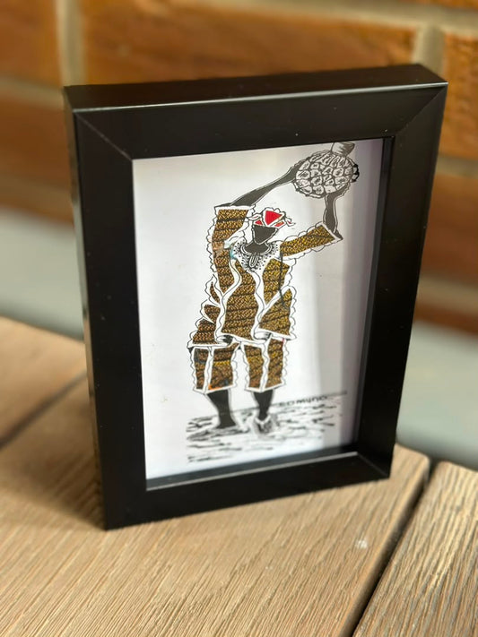 Shekere - African Miniature Painting.